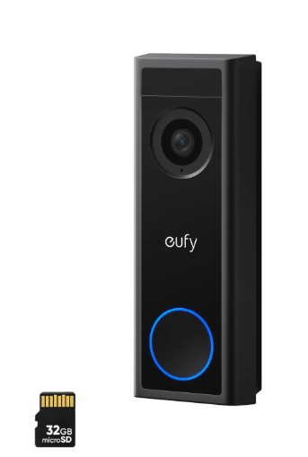 Eufy Video Doorbell C31 Smart Doorbell 2K - Black